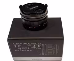 Sony Lens -Voigtlander 15mm f/4.5 Super Wide-Heliar III