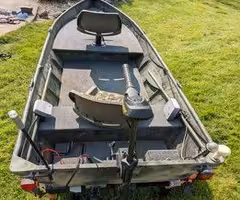 13' Aluminum fishing boat