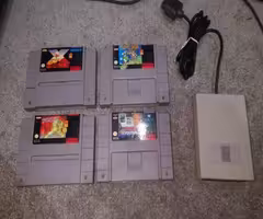 Super Nintendo Yoshi Safari X Zone Troy Aikmen Battle Clash Scope Snes