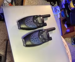 2 Cobra micro talk walkie talkies