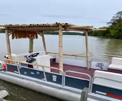16 Pontoon boat- new motor