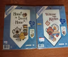 Counted Cross Stitch Banners
