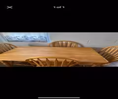 Table and chairs