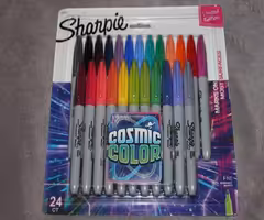 24 Sharpie Markers Fine Point COSMIC COLOR Limited Edition Set