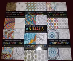 Adult Coloring Books Stress Relief Art